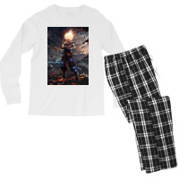 Son Goku Super Saiyan Men's Long Sleeve Pajama Set | Artistshot