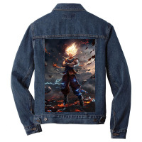 Son Goku Super Saiyan Men Denim Jacket | Artistshot