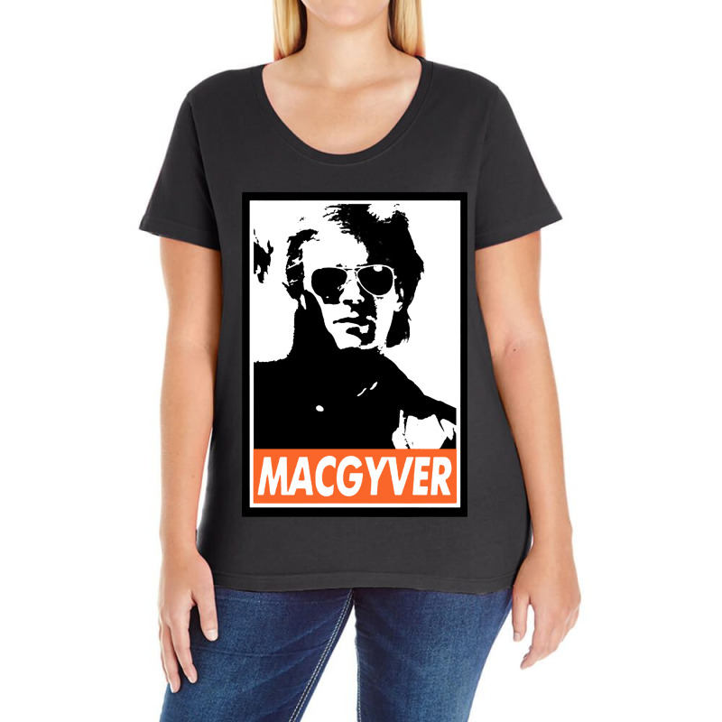 Macgyver Ladies Curvy T-Shirt by KennethShop | Artistshot