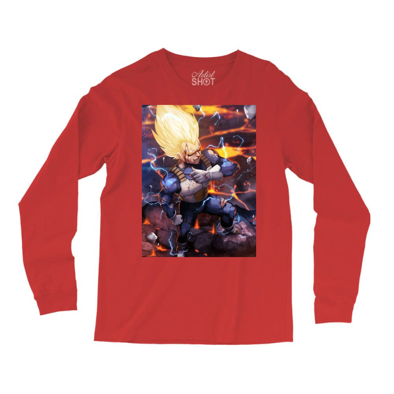 Vegeta Super Saiyan Long Sleeve Shirts by Ralph G | Artistshot