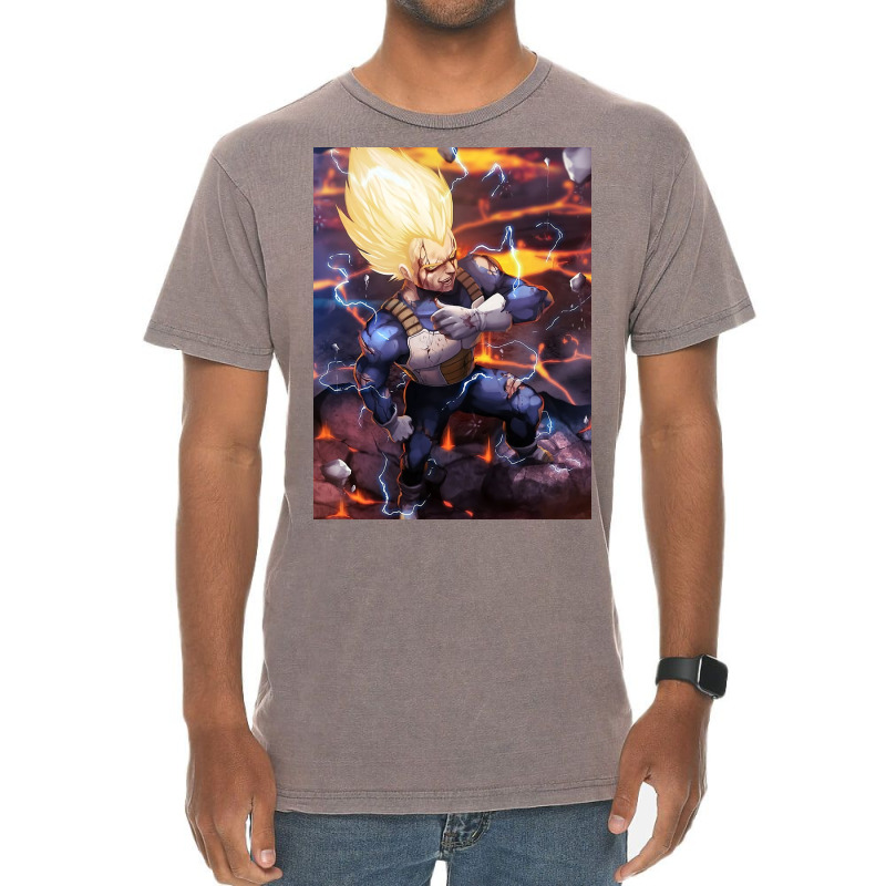 Vegeta Super Saiyan Vintage T-Shirt by Ralph G | Artistshot