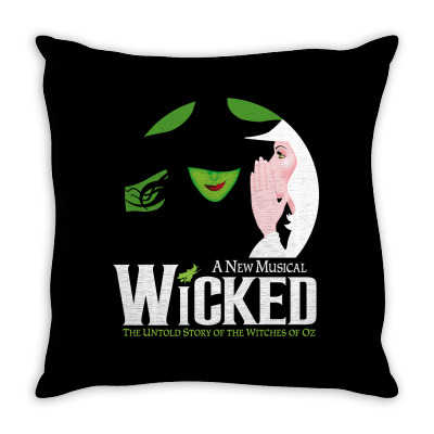Wicked Broadway Musical Throw Pillow Designed By Toweroflandrose