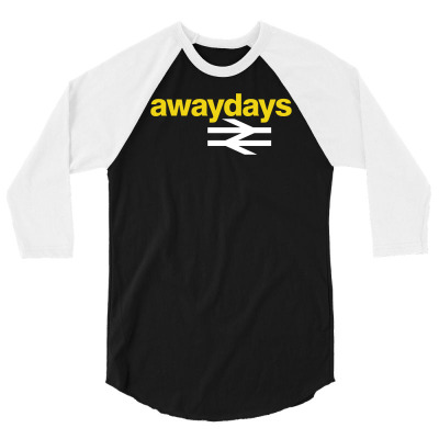 Away Days Football Casual 3/4 Sleeve Shirt Designed By Andini