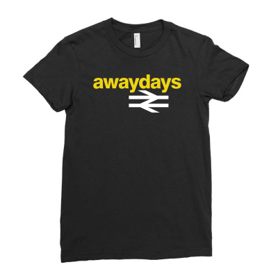 Away Days Football Casual Ladies Fitted T-shirt Designed By Andini