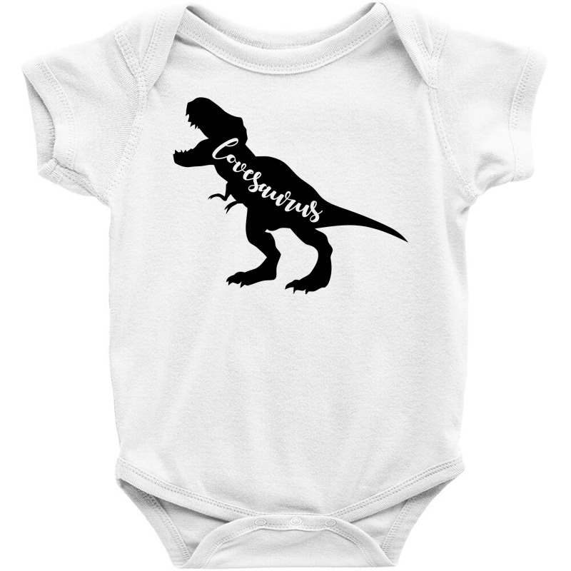 Lovesaurus T Rex For Light Baby Bodysuit by autlu2024 | Artistshot