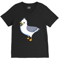 Kawaii Seagull T  Shirt Kawaii Herring Gull T  Shirt V-neck Tee | Artistshot