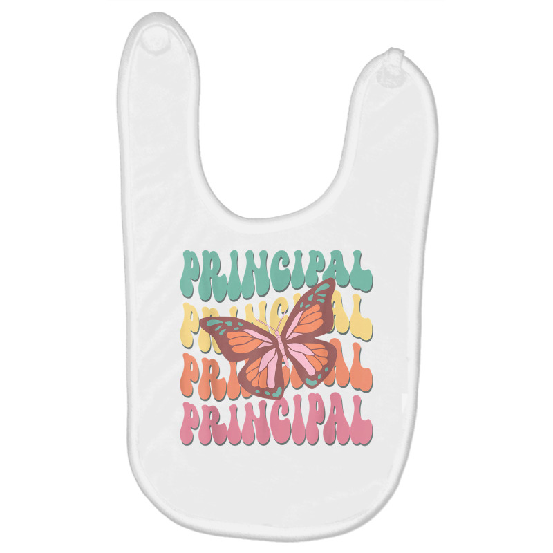 Principal Retro Groovy Principal Life T Shirt Baby Bibs by peersodshamiw8 | Artistshot