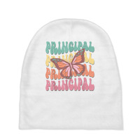 Principal Retro Groovy Principal Life T Shirt Baby Beanies | Artistshot