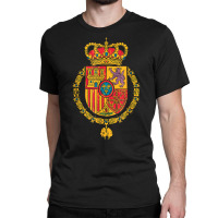 Spanish Flag Emblem Castle Spanish Roots Espana Spain T Shirt Classic T-shirt | Artistshot