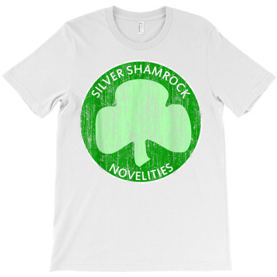 Silver Shamrock Novelties T-shirt Designed By Bariteau Hannah