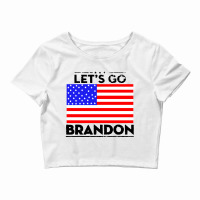 Brandon Funny Political Humor Crop Top | Artistshot