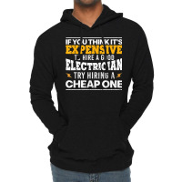 Funny Electrician Art For Men Dad Electronics Engineering T Shirt Lightweight Hoodie | Artistshot