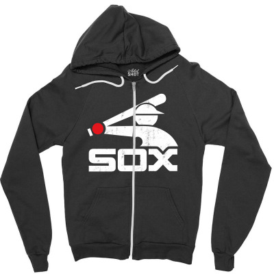 Awesome Tekstur Chicago Sox Zipper Hoodie Designed By Raizume76