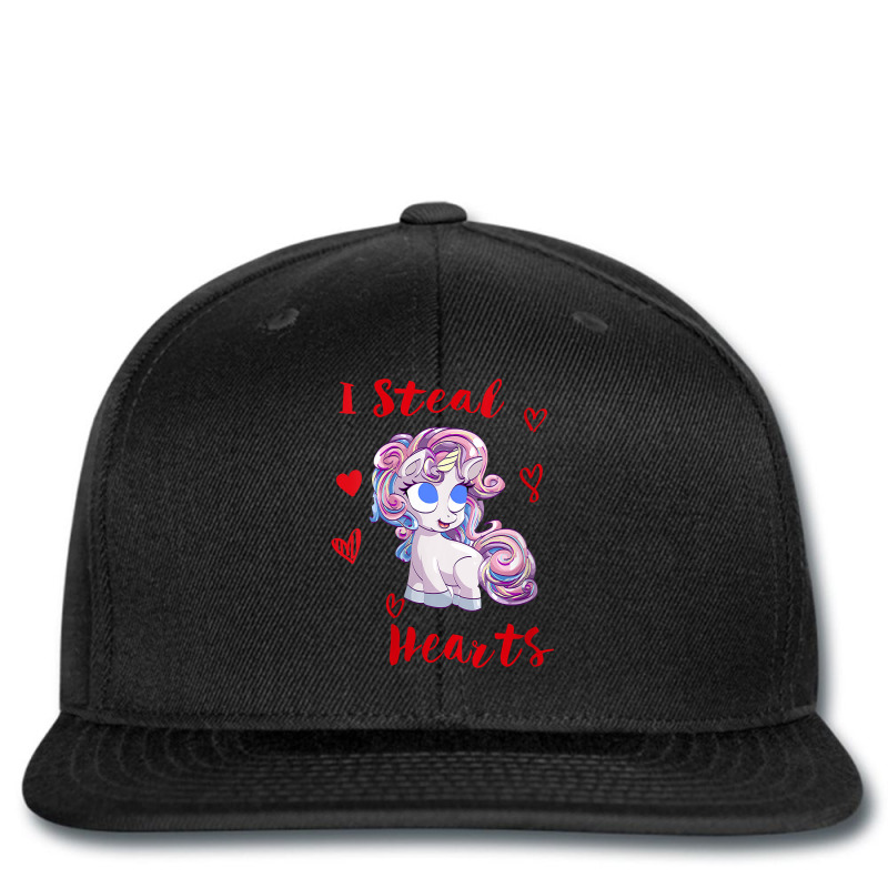 Womens I Steal Hearts Cute Unicorn Valentines Day Girls Boys Gift V Ne Printed Hat | Artistshot