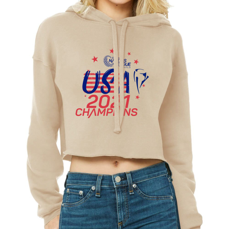 Concacaf Nations League 2021 Usa Champion Shirt Cropped Hoodie by Rudy_Glenn | Artistshot