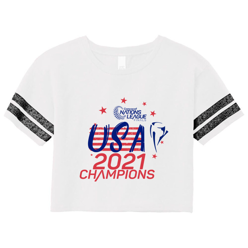 Concacaf Nations League 2021 Usa Champion Shirt Scorecard Crop Tee by Rudy_Glenn | Artistshot