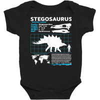 Stegosaurus Fact Sheet Dinosaur Facts T Shirt Baby Bodysuit | Artistshot