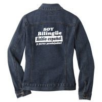 Soy Bilingue Ladies Denim Jacket | Artistshot