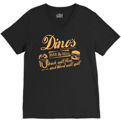 dino's bar & grill classic rock   copy V-Neck Tee | Artistshot
