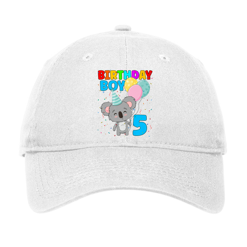 Birthday Boy 5th Koala Bear 5 Years Old Themed Koalas Bday Premium T S  Adjustable Cap By Cm-arts - Artistshot