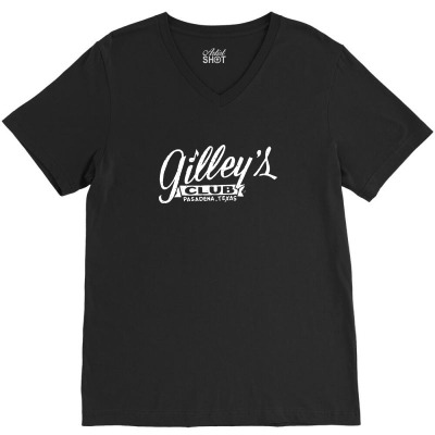 Gilley's Club T Shirt Vintage Country Music T Shirt Outlaw Country Shi V-neck Tee Designed By Tee Shop