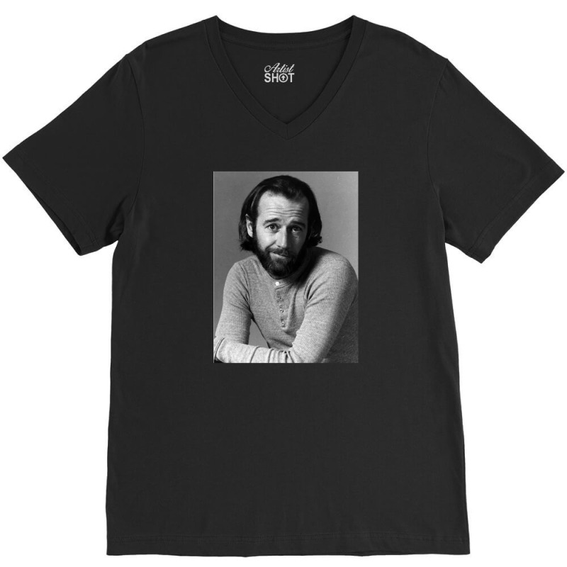 George Carlin V-neck Tee | Artistshot