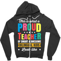 Bilingual Spanish Teacher Dual Language Teacher School Pullover Hoodie Zipper Hoodie | Artistshot