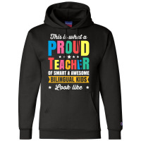 Bilingual Spanish Teacher Dual Language Teacher School Pullover Hoodie Champion Hoodie | Artistshot