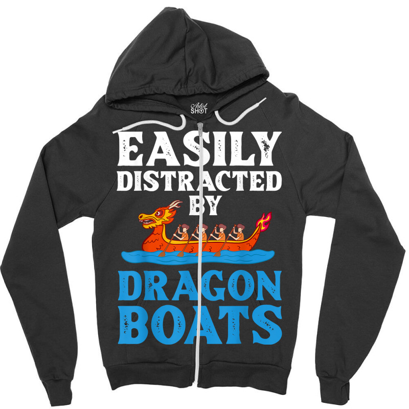 Dragon Boat Racing Festival Paddle Chinese Boating T Shirt Zipper Hoodie by tognifx | Artistshot