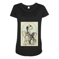 Vintage Classic  Actor Art Characters Gift Men Maternity Scoop Neck T-shirt | Artistshot