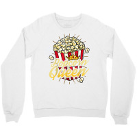 Funny Popcorn Lover Gift Movie Night Cinema Lover T Shirt Crewneck Sweatshirt | Artistshot