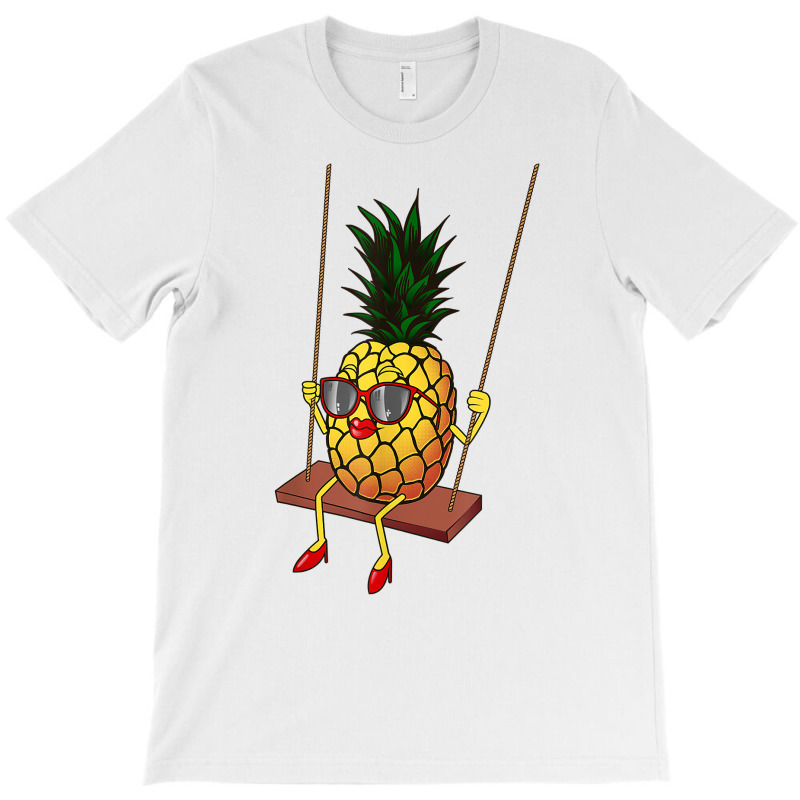 Funny Swinging Pineapple Lover Gift  Cute Swinger Men Women T Shirt T-Shirt by GradenKacers | Artistshot