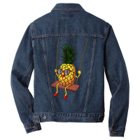 Funny Swinging Pineapple Lover Gift  Cute Swinger Men Women T Shirt Men Denim Jacket | Artistshot