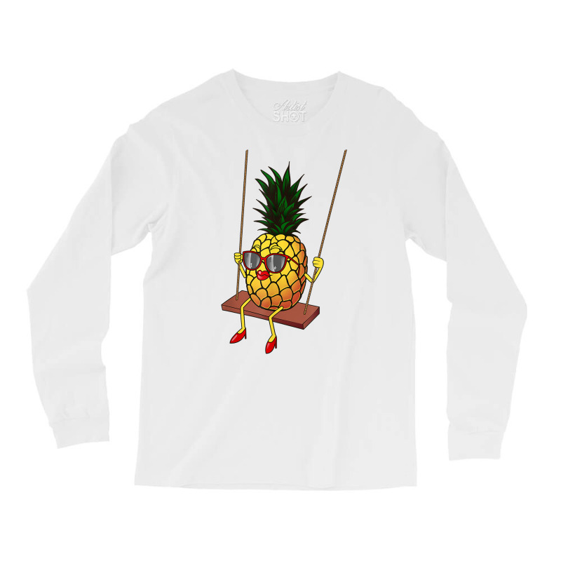 Funny Swinging Pineapple Lover Gift  Cute Swinger Men Women T Shirt Long Sleeve Shirts by GradenKacers | Artistshot