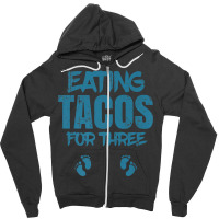 Funny Taco Announcement. Eating Tacos For Three Premium T Shirt Zipper Hoodie | Artistshot