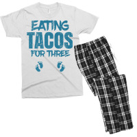 Funny Taco Announcement. Eating Tacos For Three Premium T Shirt Men's T-shirt Pajama Set | Artistshot