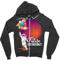 Future Astronaut Shirt Gifts Aerospace Engineer Space Planet T Shirt Zipper Hoodie | Artistshot