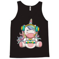 Gamer Girl Unicorn Gaming Cute Video Game Women Girls T Shirt Tank Top | Artistshot