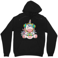 Gamer Girl Unicorn Gaming Cute Video Game Women Girls T Shirt Unisex Hoodie | Artistshot