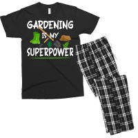 Gardening Is My Superpower, Funny Gardener T Shirt Men's T-shirt Pajama Set | Artistshot