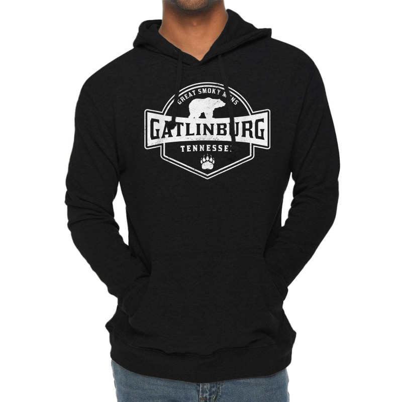 Gatlinburg Tennessee Great Smoky Mountains Black Bear T Shirt Lightweight Hoodie by GradenKacers | Artistshot