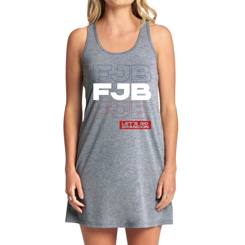 Fjb Let’s Go Brandon - Usa Political Gift Tank Dress by Diogo Calheiros | Artistshot