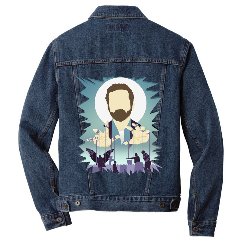 Vintage Graphic Jack Kline Movie Character Poster Men Denim Jacket by Volimty-Shop | Artistshot