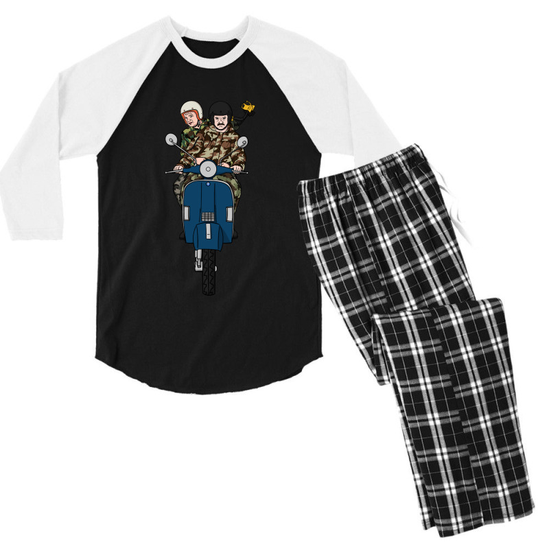 Graphic Vintage  World Movie Character Country Movie Men's 3/4 Sleeve Pajama Set | Artistshot