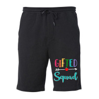 Gifted Squad Teacher Back To School T Shirt Fleece Short | Artistshot