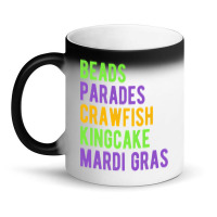 Beads, Parades, Crawfish, Kingcake, Mardi Gras Magic Mug | Artistshot