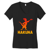 Hakuna Women's V-neck T-shirt | Artistshot