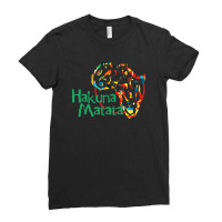 Funny Hakuna Matata Ladies Fitted T-shirt | Artistshot