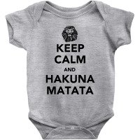 Keep Calm Hakuna Baby Bodysuit | Artistshot