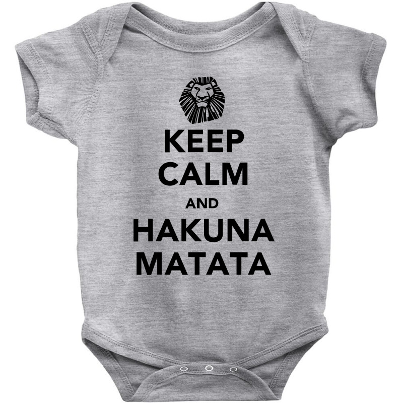 Keep Calm Hakuna Baby Bodysuit by Reotechart | Artistshot